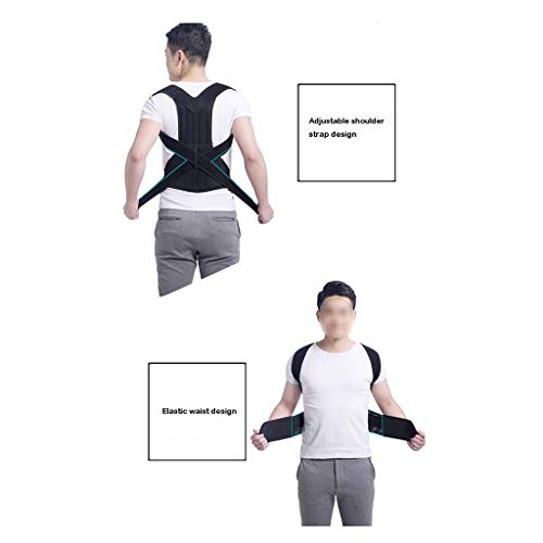 Correcteur de posture support dorsal homme élastique taille S - 5