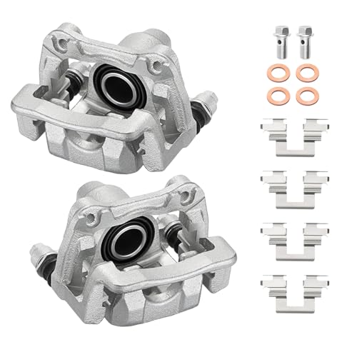Image of BDFHYK 19-B2677 19-B2676 Rear Disc Brake Caliper Assembly Compatible with Honda Odyssey 2002 2003 2004 3.5L V6, GAS 2pcs