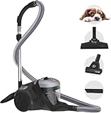 Hoover H-POWER 300 Pet Cylinder Vacuum Cleaner with Pet Hair Tool - Powerful Cyclonic, Lightweight with Long Reach and Extra Stretch Hose, Allergy Hepa H13 Filter,2L Capacity, Bagless, 850w (HP320PET)