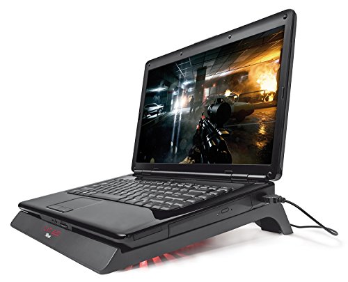 Trust Gaming Gxt 220 Notebook Cooling Pad With Silent Xl Illuminated Fan For Laptops Up To 17.3 Inch #TOP2