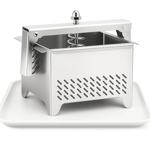 Tofu Press with Spring Drip Tray & Dishwasher Safe