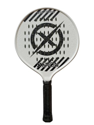 Vector Pro Spin Max Platform Tennis Paddle by Xenon Paddle, Oversize Head, Even Balance Point, Head Weighted, Medium Firmness Foam Core, Handle Weighted, Power and Control, 4.25â€ Grip