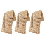 Rapides et faciles à utiliser : ces mini-toits décoratifs en paille sont prédécoupés pour une installation sans effort, permettant de réaliser rapidement et proprement des dioramas ou des embellissements en paille pour vos créations