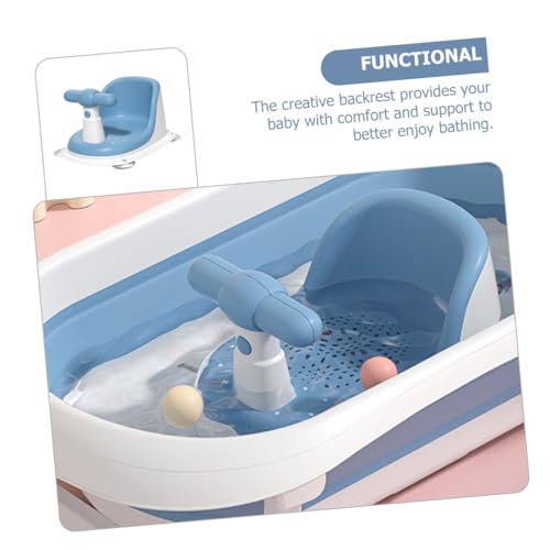 Siège de bain bébé pour nourrisson sécurisé avec dossier confortable