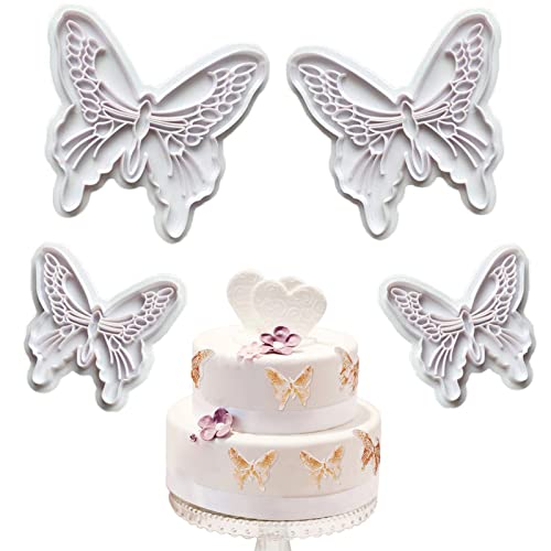 ♕Motivo Squisita: Motivo farfalla molto realistico, amato dalle bambine. SwirlColor decorazioni per dolci farfalle ti aiutano a fare belle farfalle delicate. Con la decorazione delle farfalle, la torta diventerà più bella e artistica.