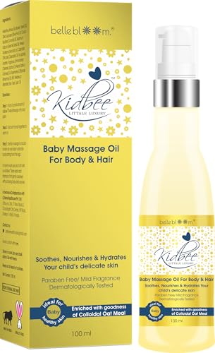 Image of Kidbee Baby massage Oil | For Body & Hair (2, 100 ml)