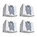 TECKEEN 4* Disposable Dust Bag Vacuum Bag for Roborock S7 MaxV Ultra/Q5+/Q7+/Q7 Max/ Q7 Max+/ T8/G10S PRO