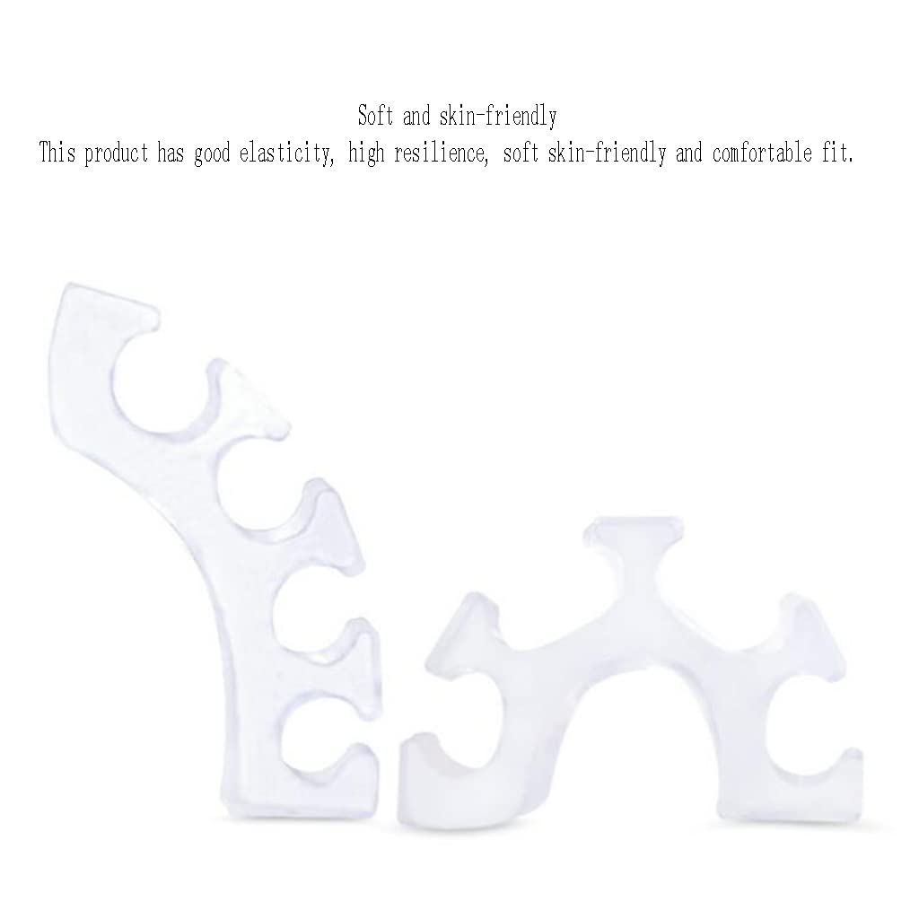 separadores de dedos, separador de dedos, estirador de dedos de gel y separador de dedos. Alivio de juanetes, dedos en martillo, pedicura, for mujeres y hombres. Alivio instantáneo del dolor después d