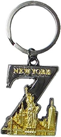 New York Souvenir Alphabet Keychain A to Z (Z)