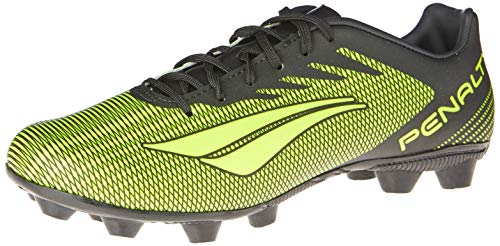 Chuteira Campo Penalty Stm Amazonas VIII, Adulto Unissex, Preto/Amarelo, 37