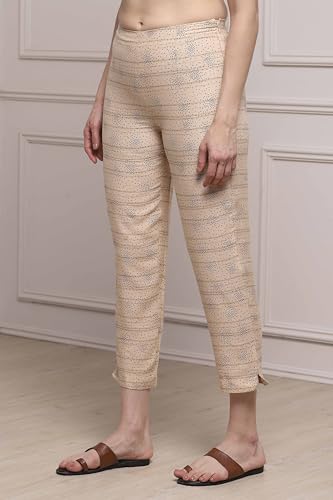 Image of BIBA Women Rayon Pants