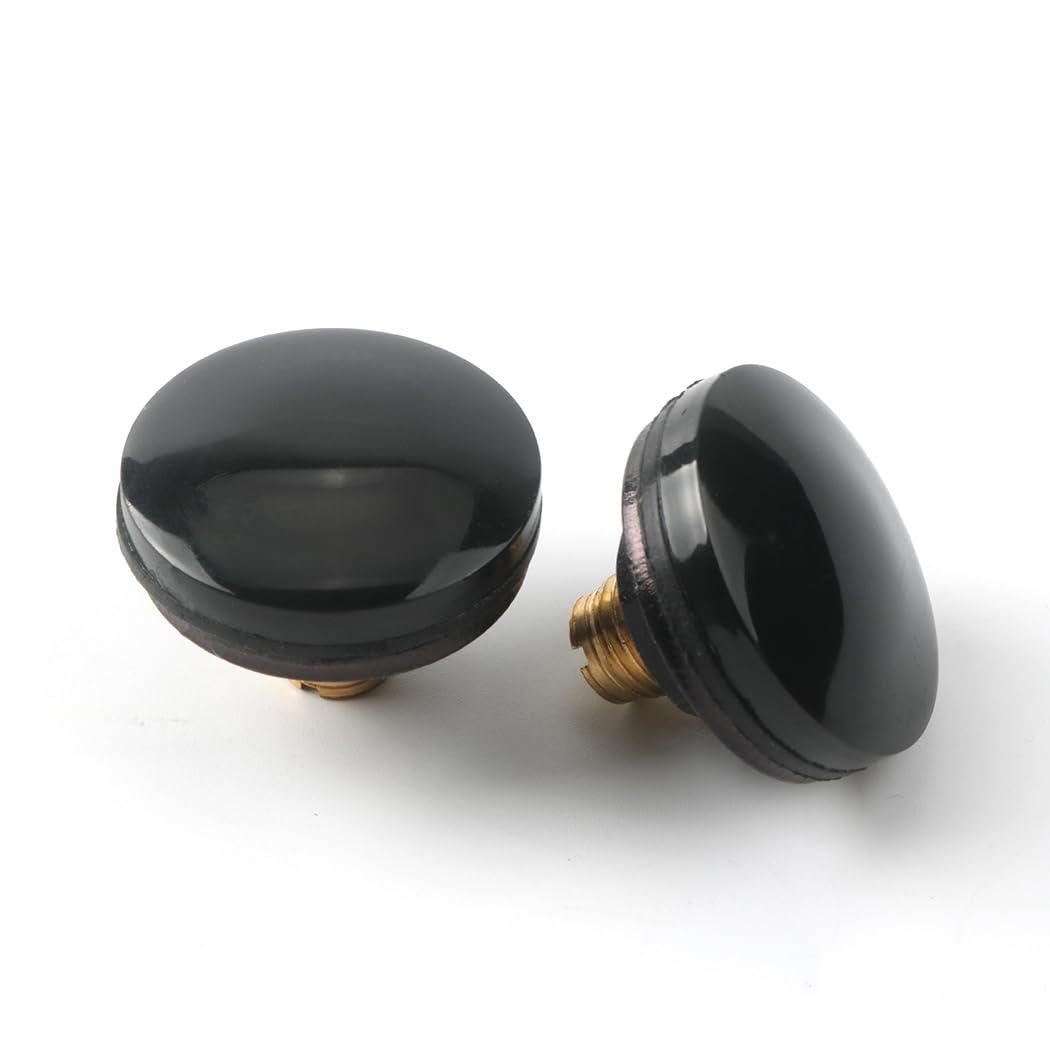 Truck Cap Window/Door 2 Large Buttons #51454 Complete with Washers and Nut Compatible with LEER 100XL /100XR / 100XQ / 180XR / 180XL