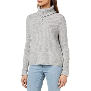 ONLY Damen Onlkarinna L/S Zip Ex KNT Pullover