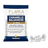 FLORA Caramelle Balsamiche 1 kg – Con miele millefiori e oli essenziali, caramella balsamica naturale al mentolo ed eucalipto, gusto fresco e intenso, respiro libero e dolcezza quotidiana