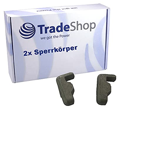 Ricambio alternativo Trade-Shop - Set di 2 mandrini, corpo di ricambio per Bosch GSH 5 CE (0 611 313 703) (0 611 309 703) GBH 5 DCE (0 611 230 703) GSH 10 C