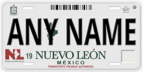 Nuevo Leon Monterrey Mexico Personalized Novelty Car Auto License Plate Any Name