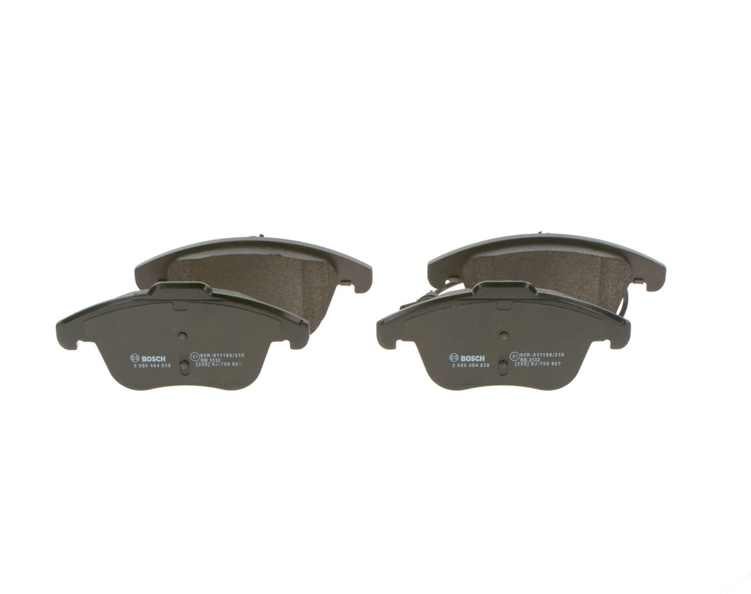 BOSCH Bremsbelagsatz, Scheibenbremse 0986494538