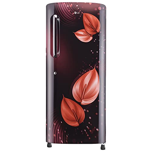 LG 235 L 3 Star Direct-Cool Single Door Refrigerator (GL-B241ASVD, Scarlet Victoria, Fast Ice Making, 2022 Model)