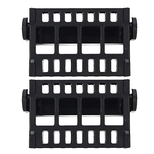 2 x porte-forets à ongles - 16 trous pour forets à ongles, supports d'affichage, boîte de rangement pour tête de meulage des ongles(noir) – vue 2