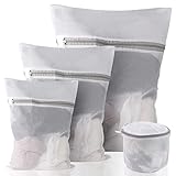 Wäschenetz, Wäschenetz für Waschmaschine, Besonders Strapazie Wäschesack Waschmaschine [4er Set],Schützt Empfindliche Kleidung, Wäschenetz Groß für Bluse, Schuhe, BH, Unterwäsche, Babykleidung(SML)
