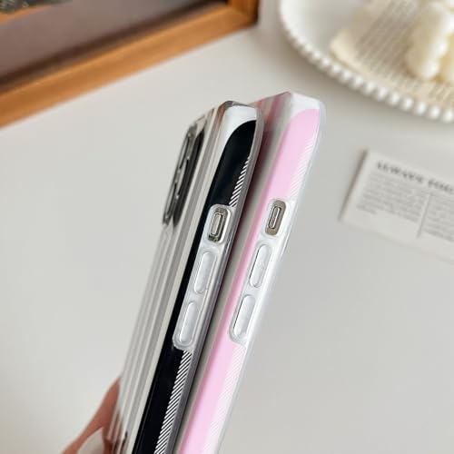 Coque iPhone 14 Pro fille idée cadeau anniversaire motif rayures - 7