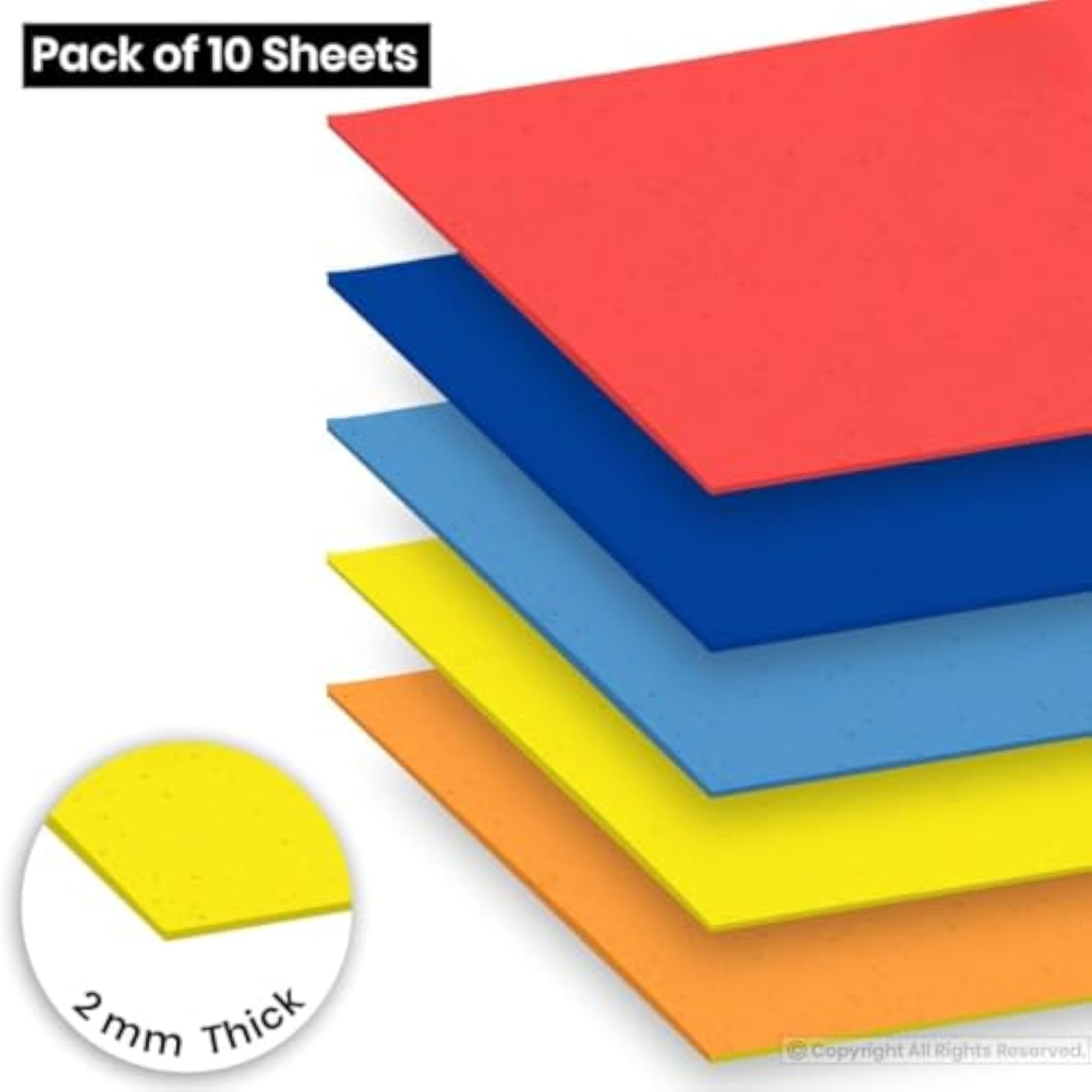 ARTISTERY EVA Foam Sheet Pack of 10