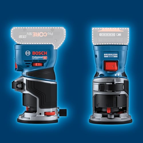 Affleureuse 18V GKF 18V 8 Solo BOXX machine seule 06016C2001 Bosch - vue 7
