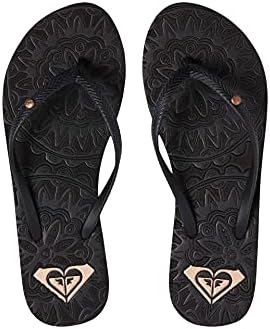 Roxy womens Roxy Antilles Flip Flop Sandal, Black 3, 9 US | Image 2