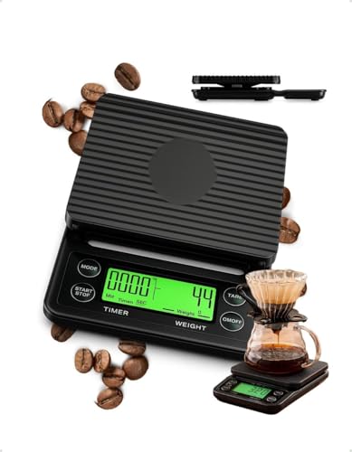 Balança Digital de Precisão para Café e Infusões até 5kg com Temp...