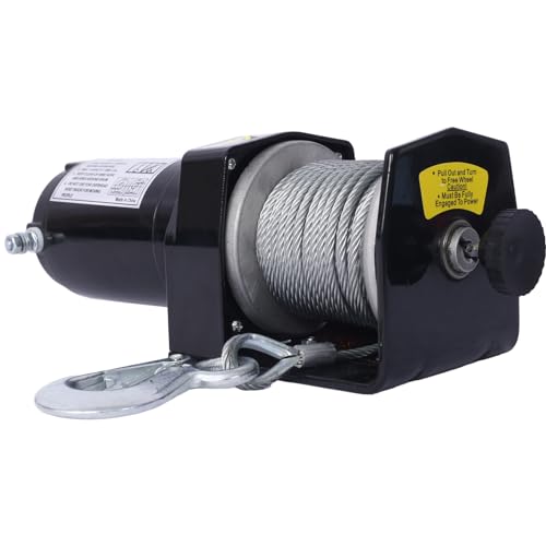 Gecheer winch eléctrico 2000lb ATV UTV con motor impermeable