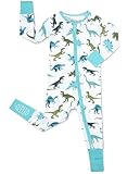babee Reshinee Bamboo Viscose Baby Footie Pajama, Zipper Pajamas for Baby Boys & Baby Girls, Sleep & Play Footed Pjs 6-12M