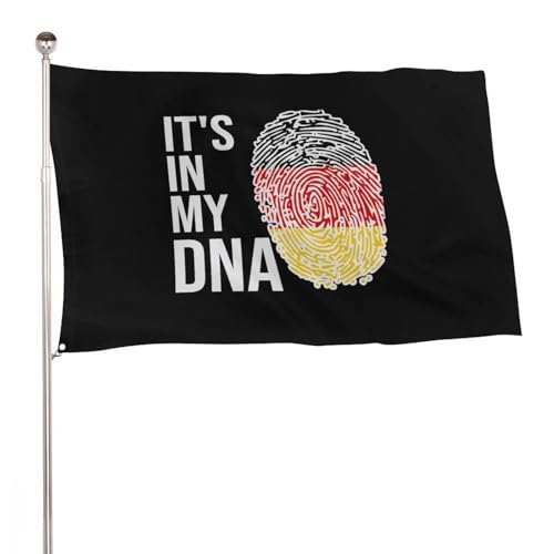 Bandera It's In My DNA Germany para jardín exterior y recuerdo textil personalizado de patio 2