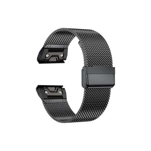 Bracelet acier milanais 20 mm 22 mm 26 mm montre connectée Garmin Fenix 7x 5S S60
