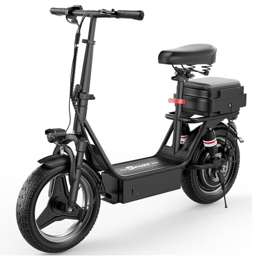 ASKGO Electric Scooter for Adults with Dual Brakes and Dual