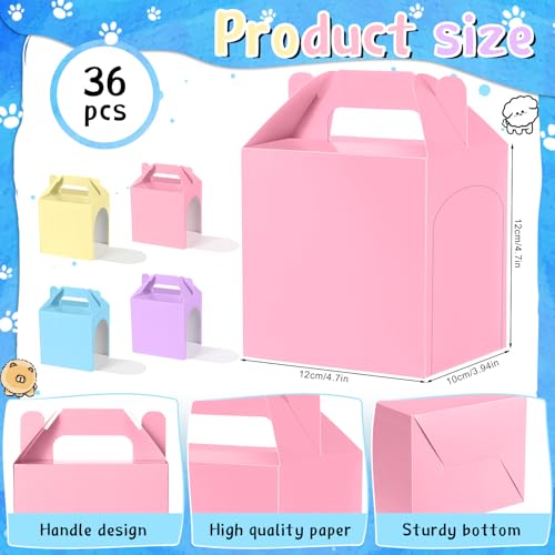Boîtes à dragées maison chien pour cadeaux d'invités et fêtes de chiots