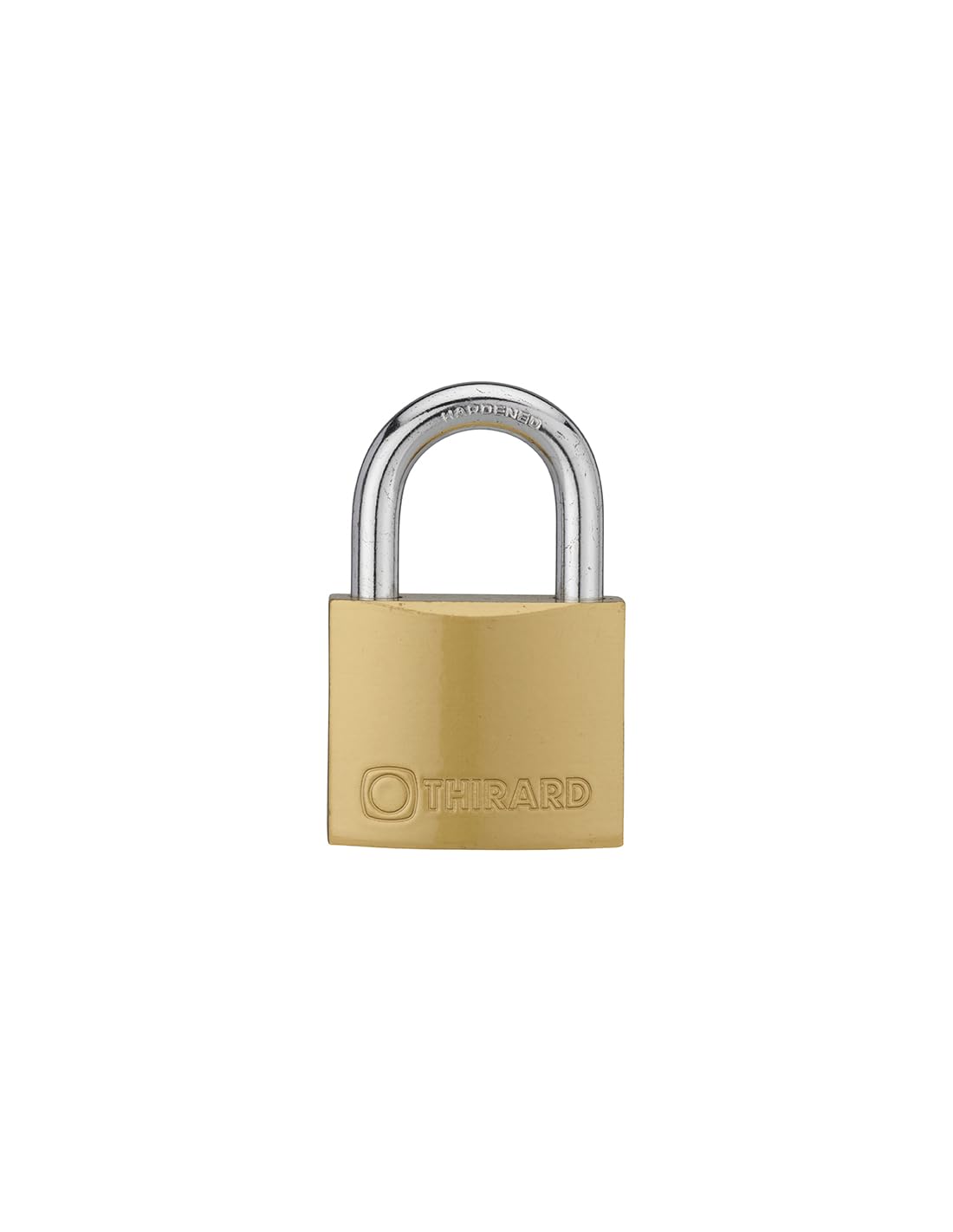 Type 1 Padlock with Shackle, 50 mm, Golden for Indoor Use, Double Pin Lock, Brass Body and 2 Steel Keys - Image 2