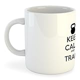 keep calm and carry on mug amazon Apto para microondas Taza Entrenamiento Keep Calm And Train