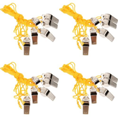 Silbatos deportivos GALPADA acero inoxidable 24 pcs miniatura 1