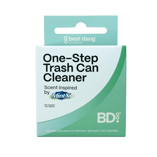 Best Dang Products One-Step Trash Can Cleaner, Tablets, 2-Pack, Mint Scented