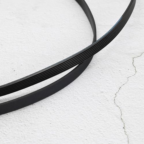 eMagTech 7PH2012 Wäschetrockner-Riemen Kompatibel mit Logik LCD8W18 LCD7W18 Breite 11,2 Mm Umfang 2012 Mm Wäschetrockner-Zubehör für Zuhause Hotel Schwarz