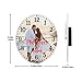Custom Clock Customized Wall Clocks Personalized Your Photo Text Name Silent 10 Inch, PVC, Dial Plate Optional