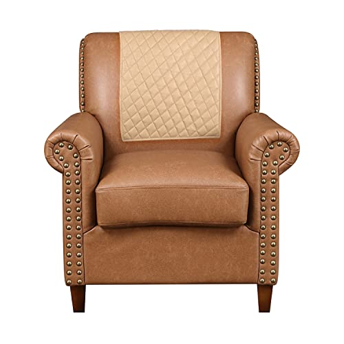 LL LEATHER LOVERS Funda de piel para reposacabezas de silla...