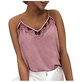 Damen Camisole Spaghetti Gurt Crop Top Hemd Ärmelloses Bandage Tank Tops BH Weste Frauen Ärmelloses Shirt Bluse Low-cut Trägershirt ist chic. Rückenfrei, schulterfrei und bauchfrei sieht sehr sexy Crop Top Damen Sommer, Bluse V-Ausschnitt Armellos Tanks Camis Tops Damen V-Ausschnitt Ausschnitt BH Crop Bustier Korsett übersteigt Bluse Tank Top TaglessTrägershirts Flower Bestickte Strappy Cami Top Bluse tops Vest Weste Pulli
