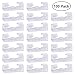 Produktbild You&Lemon 100 Stück Selbstklebende Kabelhalter Transparent Kabelclips Kabelklemme mit 3M Doppelseitige Klebstoff für Büro und Zuhause