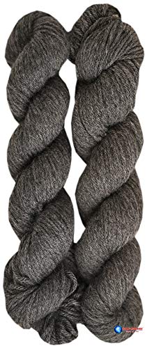 Image of Wool Pastel Color Acrylic Hand Knitting Yarn (Grey Mixture) (Hanks-300Gms)