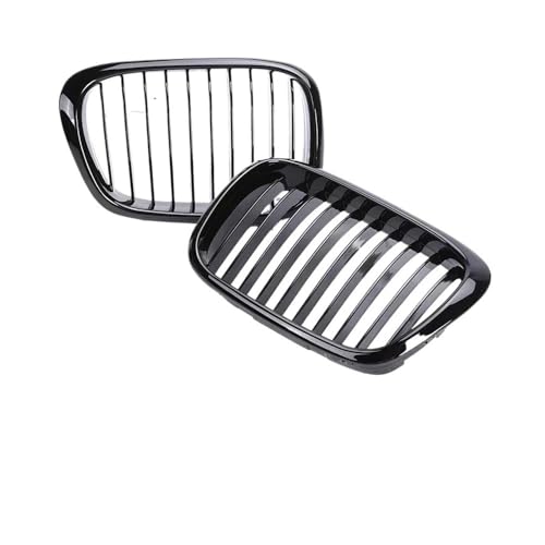 Grilles avant pour Série 5 E39 1997-2003 noir brillant de remplacement