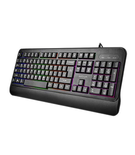 Astrum KL560 Rainbow Color Back-lit LED Wired Keyboard for Home, office & Gaming.-picture-27