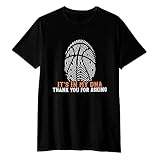 jeam Camisetas unisex de baloncesto con texto en inglés 'It's in My DNA Thank You for Asking' de algodón de manga corta, Allblack, 46