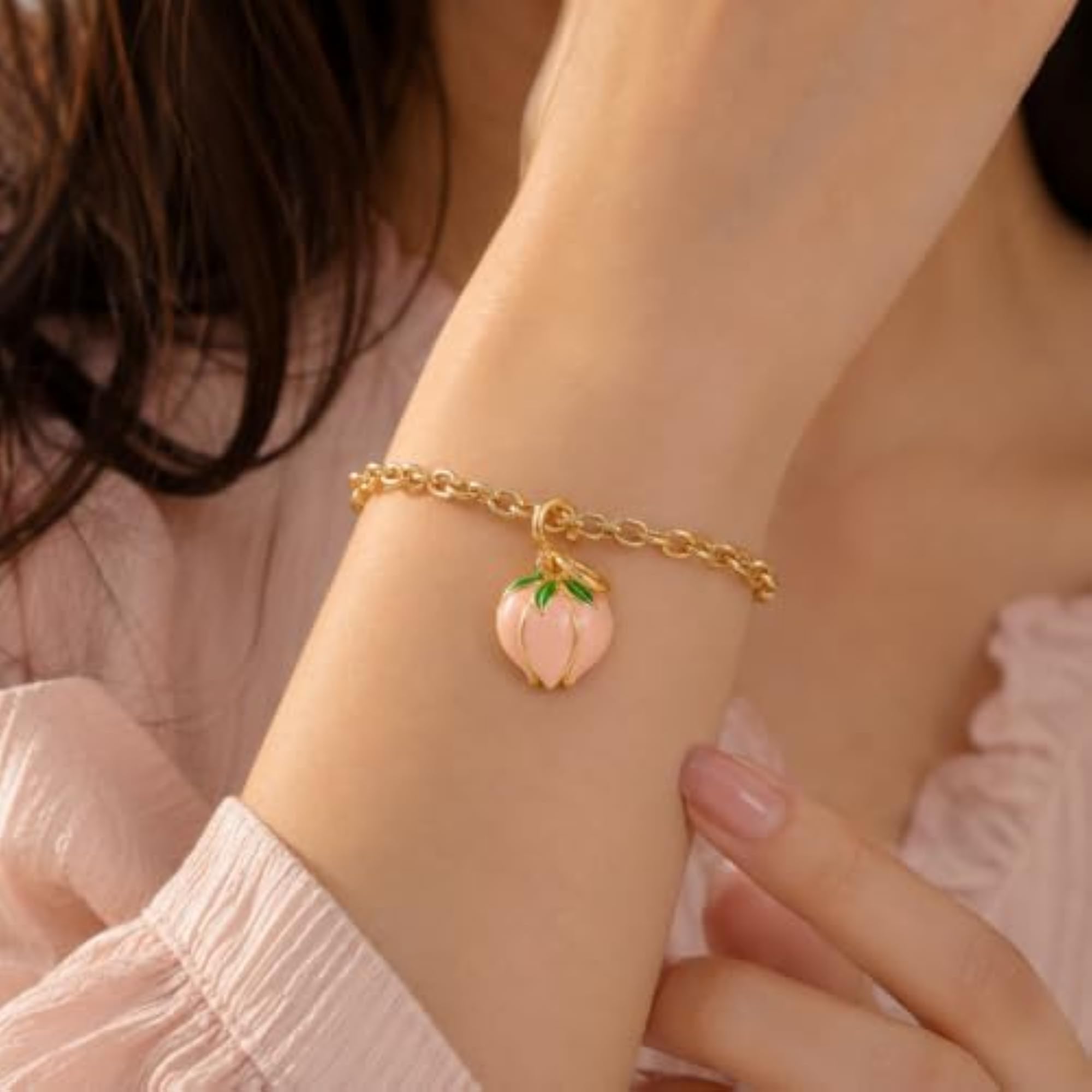 Women's 925 Sterling Silver Tulip Charm Pendant