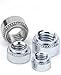 M2-2(20pcs) Self -Clinching Nuts,Rivet Nut Round Head Steel Metal Sheet Mounting Hardware Fastener,304 Stainless Steel